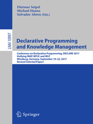 cover image of Declarative Programming and Knowledge Management